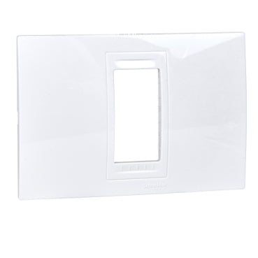 Schneider Electric Unica Allegro Cover Frame, 1 Module, White | MGU4.101.18
