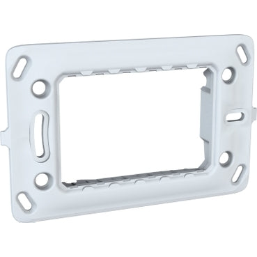 Schneider Electric Unica Rectangular Fixing Frame, 3 Modules, 1 Gang, Plastic | MGU7.103.P