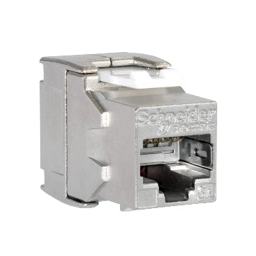 Schneider Electric Actassi PL Cat6A Shielded RJ45 Keystone Jack, Toolless | VDIB1777XB24